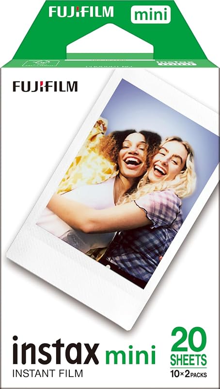 Fujifilm 16386016 Instax Mini Film Pellicola Istantanea per Fotocamere Instax Mini, Formato 46x