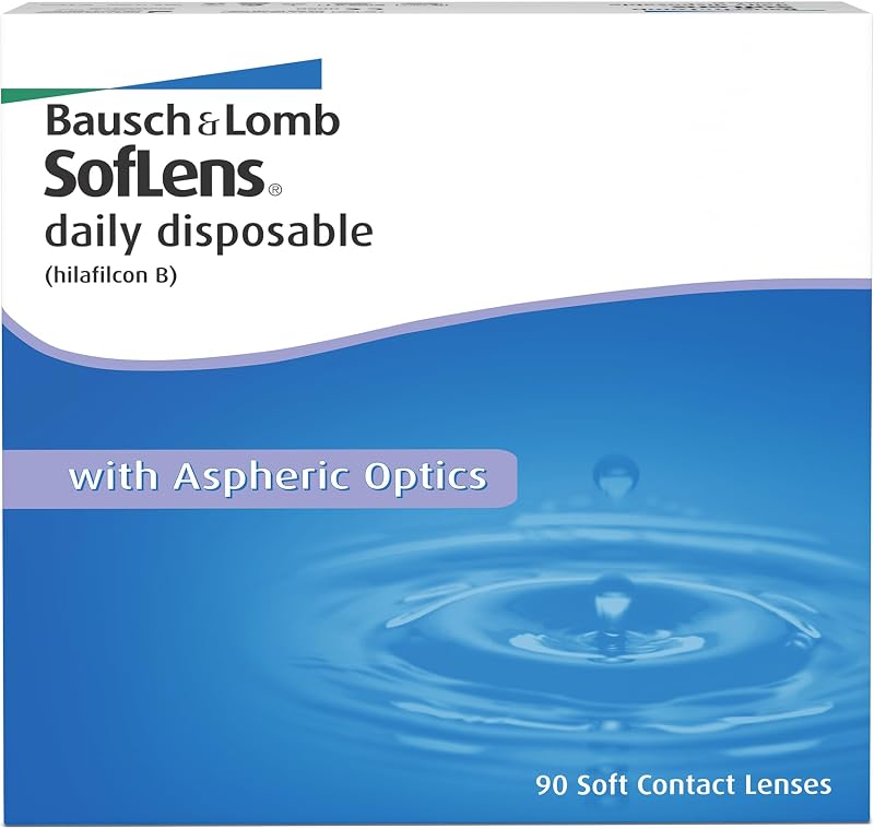 SofLens Daily Disposable Lenti a Contatto Correttive Giornaliere, -3.75 D | Bausch + Lomb, Lent