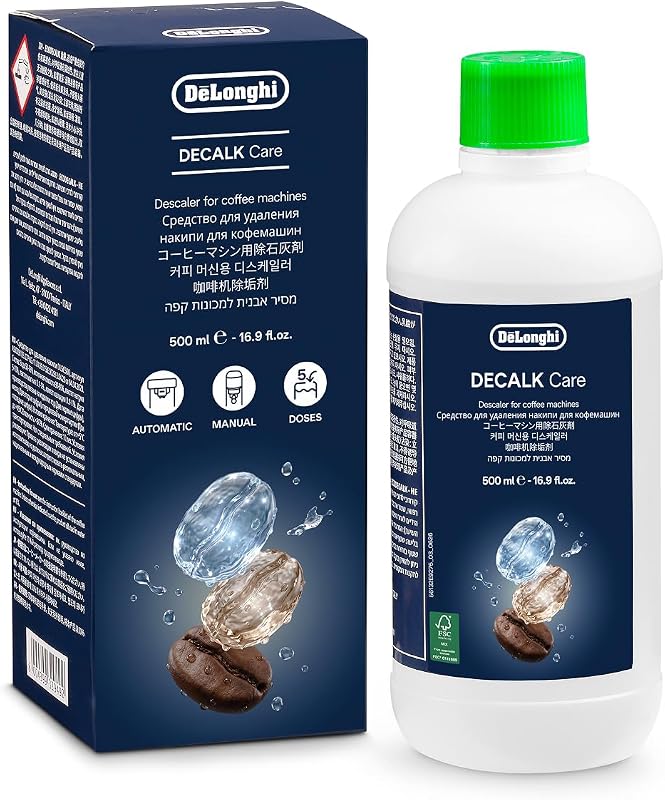 De'Longhi Decalk Decalcificante DLSC500, 5 Dosi di Decalcificazione, Accessorio Manutenzione Ma