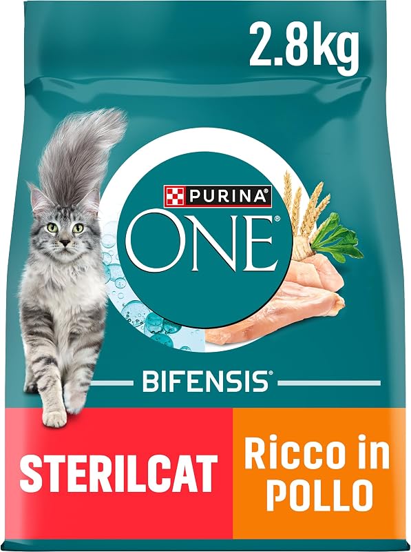 PURINA ONE Bifensis Sterilcat Crocchette Gatti Adulti, Sacco da 2,8 kg | Crocchette per Gatti S