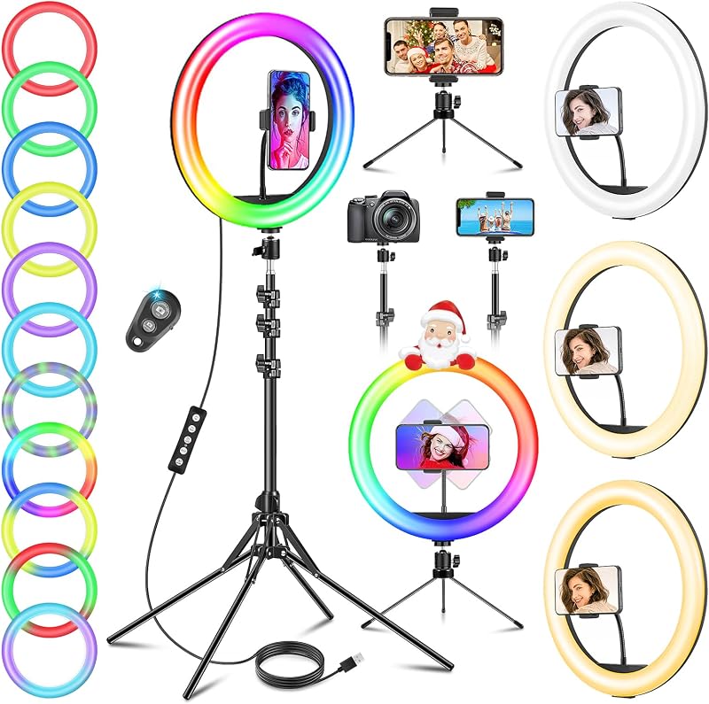 11.5” Ring Light Professionale Luce per Telefono Selfie Fotografia Trucco