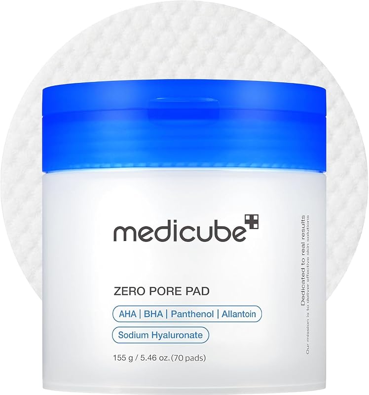 medicube Toner Pads Zero Pore Pad 2.0 | Toner Pads Doppia Texture per Esfoliazione & Pori con 4