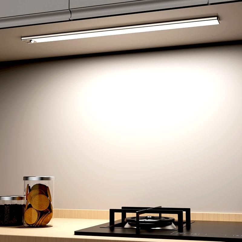 OUILA Luce Armadio LED, Armadio Led con Sensore di Movimento | Magnetica Ricaricabile Luce Led 
