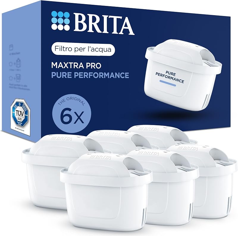 BRITA Filtro acqua rubinetto MAXTRA PRO Pure Performance - 6 pezzi | Filtri per acqua originali