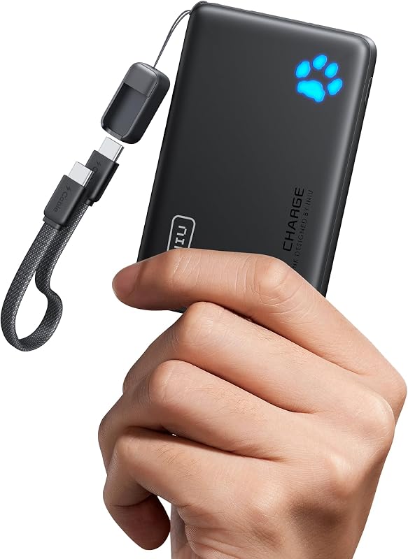 INIU Power Bank, Piccolo 45W Ricarica Rapida 10000mAh Caricatore Portatile