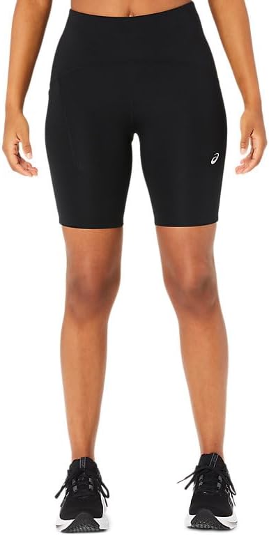 Abbigliamento da corsa da donna, a vita alta, 20 cm, colore nero, taglia XL