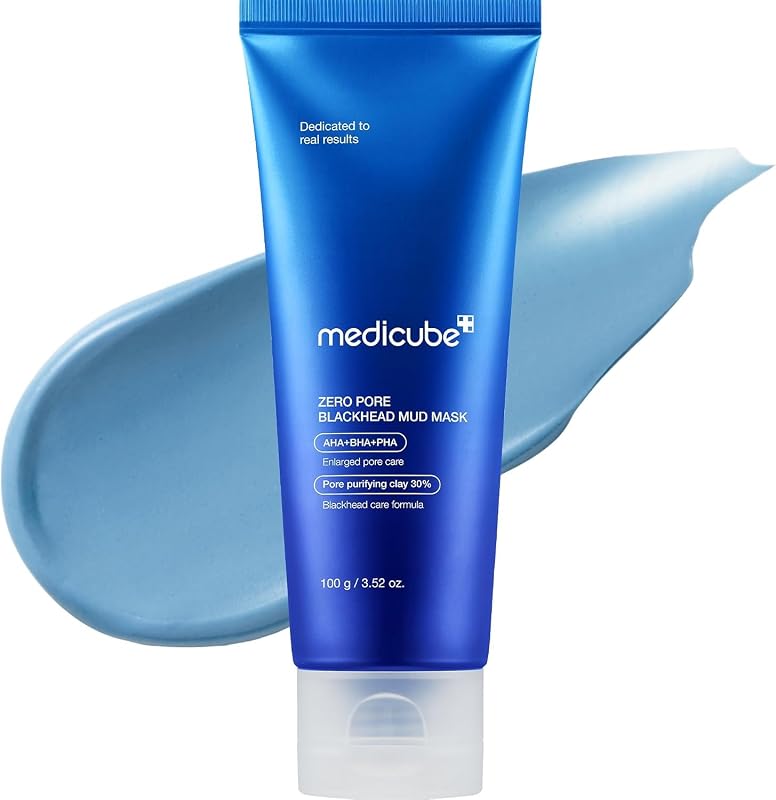 medicube Zero Pore Blackhead Mud Facial Mask | Maschera all'Argilla Coreanaz Rinfrescante, Rest
