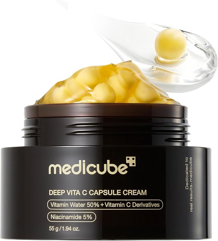 medicube Capsule Cream with Deep Vitamin C | Crema con Capsule di Vitamina C, Luminosità e Pell
