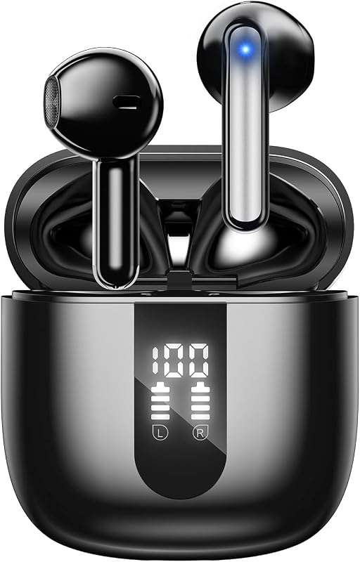 JBES Cuffie Bluetooth, Auricolari Bluetooth 5.4 In Ear Stereo con 4 Microfono ENC, 60 Ore Cuffi