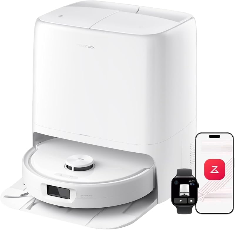 roborock Qrevo 2 Pro Robot Aspirapolvere Lavapavimenti 25.000Pa, Bianco