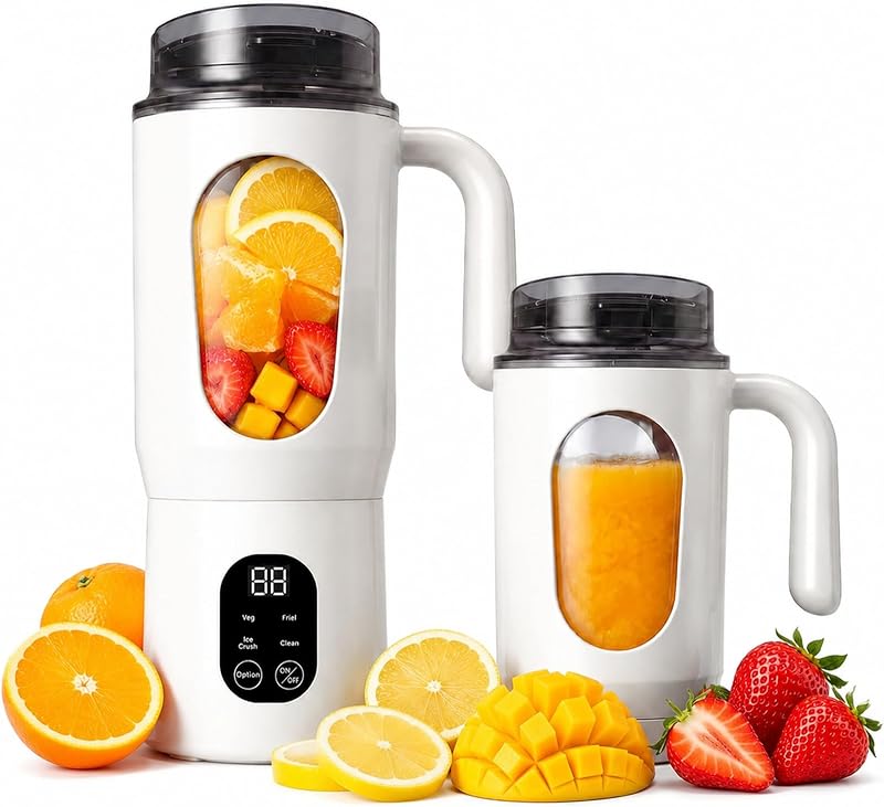 MeYuxg Frullatore portatile da 550 ml, piccolo frullatore